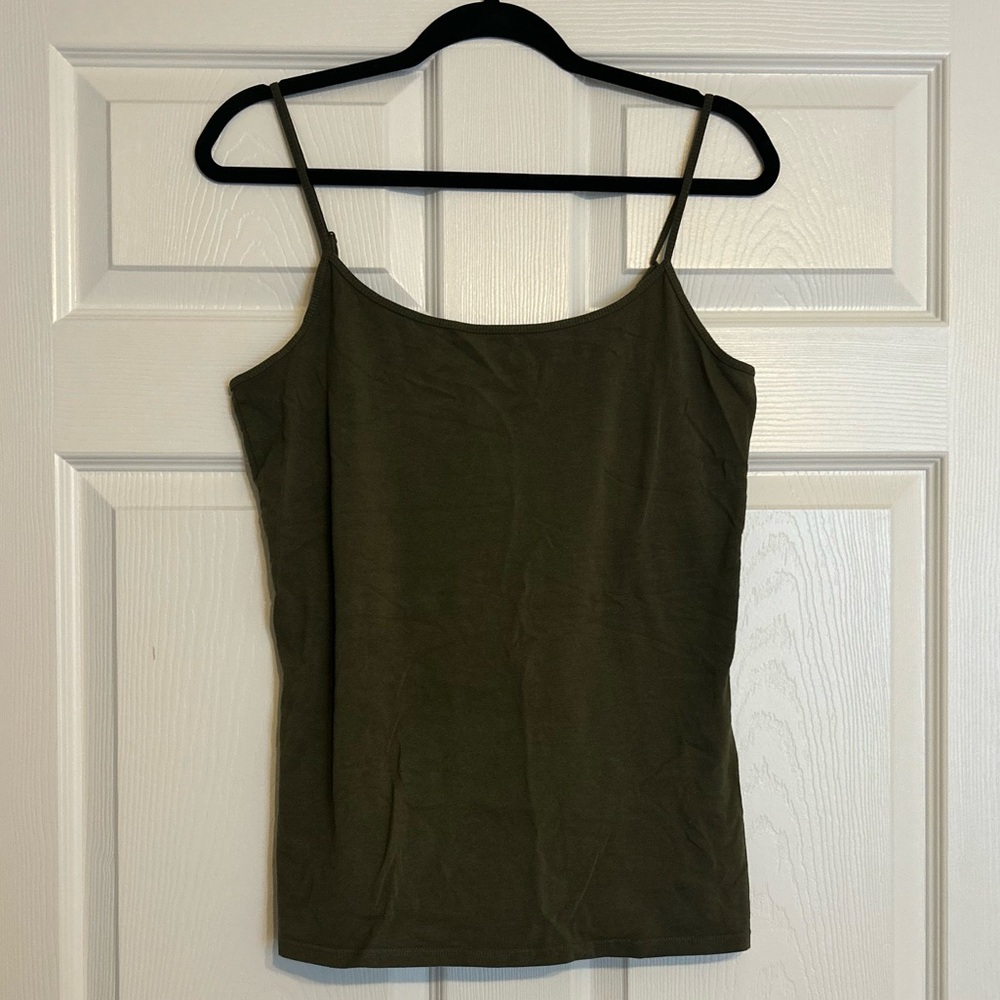 Dark Olive Tank Top
